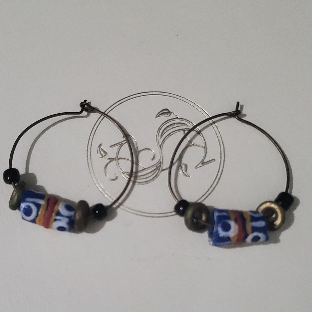 Beaded Earrings, Homemade